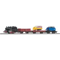 PIKO Start-Set mit Bettung Güterzug 57113 H0