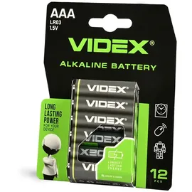 Videx Alkaline Batterie AAA 1200 mAh 12 St.