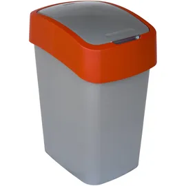 Curver Flip Bin 25 l silber/rot