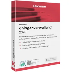 Lexware anlagenverwaltung 2025 - Abo