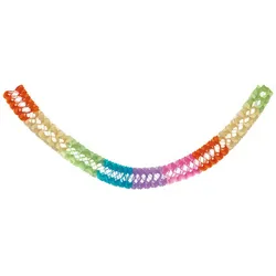 VEPATIM Girlande "Farbenspiel" aus Papier schwer entflammbar Ø17cm 10m