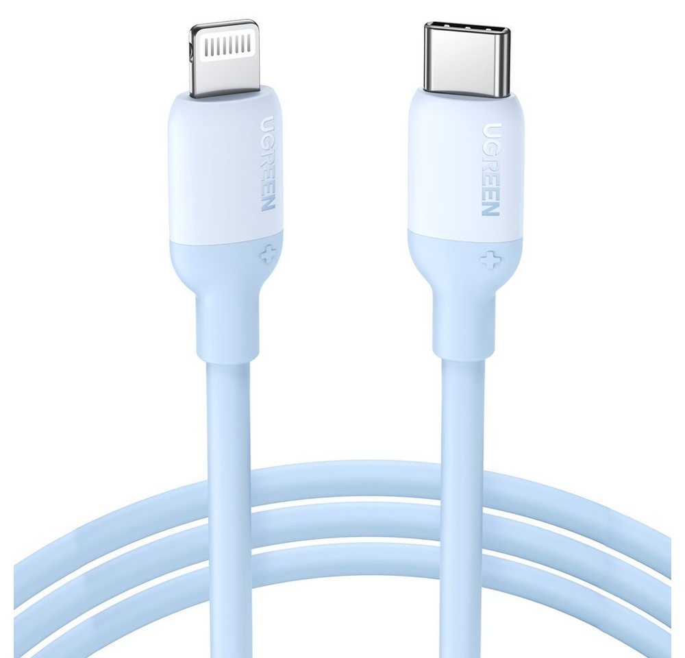 UGREEN USB Typ-C zu Lightning Ladekabel MFI zertifiziert Datenkabel Smartphone-Kabel blau