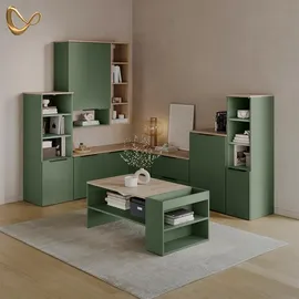 livinity® Piave Universalschrank 40,2x120x40 cm Grün