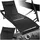 Tectake Rattan Sonnenliege 211 x 69 x 94 cm Schwarz