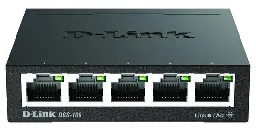 D-Link 5-Port Layer2 Gigabit Switch DGS-105/E