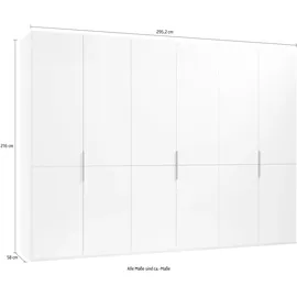 Musterring Drehtürenschrank Imola W 295,2 x 216 x 58 cm Weiß
