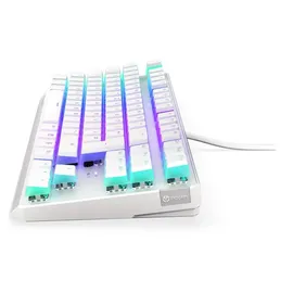 endorfy Thock TKL Pudding, Onyx White, PBT, LEDs RGB, Kailh RED, USB, DE (EY5D013)