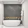 neu.haus [neu.haus] Duschkabine + Duschwand, Lumparland 120 cm Grey Stone