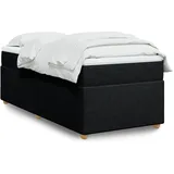 vidaXL Boxspringbett 140 x 200 cm Schwarz