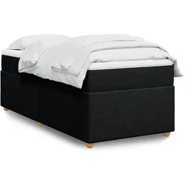vidaXL Boxspringbett 140 x 200 cm Schwarz