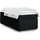vidaXL Boxspringbett 140 x 200 cm Schwarz