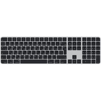 Apple Magic Keyboard mit Touch ID und Ziffernblock: Bluetooth, QWERTY Arabisch, Silber, Schwarz