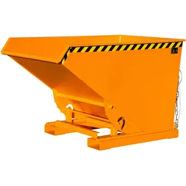 Bauer Südlohn Kippbehälter Stahl 1200 mm Gelborange