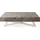 WFL GROUP Cavetta Grau Holzoptik 120-200 x 80 x 27-76 cm