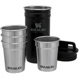 Stanley Adventure Shot Glass Set Becher matte Black / Silver - One Size