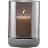 BLOMUS Windlicht Calma Stein, Marmor, Granit Grau Dunkelgrau L (Large)