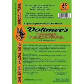 Vollmer's Trockenfleischwürfel 25 kg