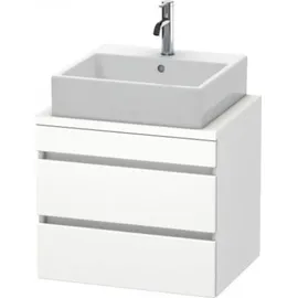 Duravit Waschtischunterschrank 2 Schubkästen 60 x 47,8 cm Graphit Matt/Weiß Matt