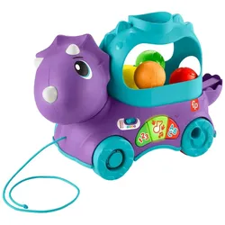Mattel HNR54 - Fisher-Price - Interaktiver Bällespaß-Dinosaurier