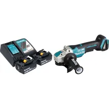 Makita DGA 520 RTX1 Akku Winkelschleifer 18 V 125 mm X-LOCK Brushless + 2x Akku 5,0 Ah + Ladegerät