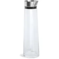 BLOMUS Wasserkaraffe -ACQUA- | Edelstahl/Glas/Silikon | Clear | 1500 ml | H 33 cm x B 9 cm x T 9 cm