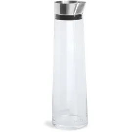 BLOMUS Wasserkaraffe -ACQUA- | Edelstahl/Glas/Silikon | Clear | 1500 ml | H 33 cm x B 9 cm x T 9 cm