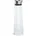Wasserkaraffe Edelstahl/Glas/Silikon Clear 1500 ml H 33 cm B cm T cm