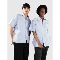 Another Cotton Lab Another Short Sleeve Hemd blue striped Gr. L