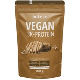 Nutri + Vegan 3K Protein Erdnussbutter-Cookie Pulver 1000 g