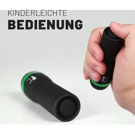 Absina greate 2x Mini Handlampe mit 60 Lumen - 110m Leuchtweite, - Kinder Taschenlampe klein - LED Taschenlampe Kinder batteriebetrieben