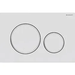 Geberit Sigma 20 Betätigungsplatte 115882JT1 Platte und Tasten weiss matt lackiert