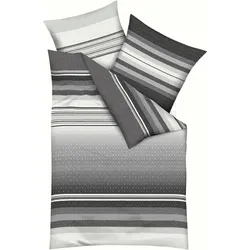 kaeppel Bettwäsche Faible 135 x 200 cm Jersey Grau