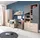 QMM TraumMöbel Jugendzimmer-Set komplett Davis Set A, (Set, 5-tlg., Schrank, 2 Regale, Schreibtisch & Wandregal), Modern