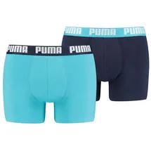 Puma Basic Boxershorts aqua/blue S 2er Pack