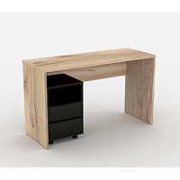 Helvetia Büro-Set »Agapi«, (Set, 2 tlg.), bestehend aus Schreibtisch und Rollcontainer im modernen Design,