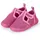 Sterntaler Badeschuhe Uni – Mädchen Baby Aquaschuhe knöchelhoch mit Klettverschluss – Strukturierte Sohle – Atmungsaktives Mesh – Kinder Wasserschuhe - Bademode - Farbe purpur, Größe 24