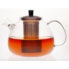 Premium Teekanne 1500 ml Glas Teebereiter - Sehr hitzebeständige Teekanne, Glaskanne, Teebereiter aus Borsilikatglas - Abnehmbares und entfernbares Edelstahl Sieb und Auffangdraht