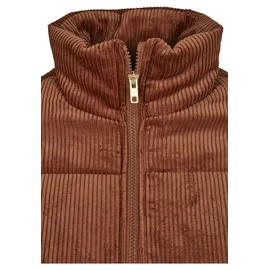 URBAN CLASSICS Corduroy Puffer Big Jacke Orange 4XL