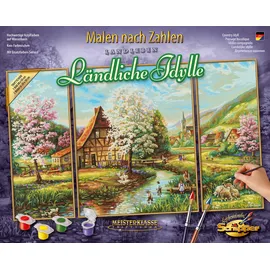 Schipper Malen nach Zahlen Meisterklasse Triptychon - Ländliche Idylle