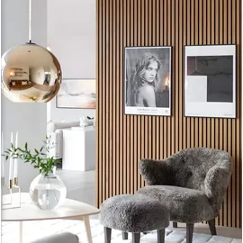 HEXIM Akustikpaneel HEXIM Braun 2 St. 278 x 60 cm