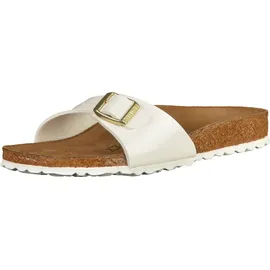 Birkenstock Madrid Birko-Flor Lack schmal patent white 41