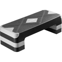 Vevor Aerobic Steppbrett Stepper Step-Bench Verstellbare Stepper Grau 250kg