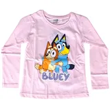 Bluey Langarmshirt Bluey & Bingo in Rosa | Gr.: 92