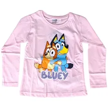Bluey Langarmshirt Bluey & Bingo in Rosa | Gr.: 92