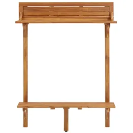 vidaXL Balkon-Stehtisch 90 x 37 x 122,5 cm Braun