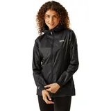 Regatta Damen Regenjacke Pk It JKT III mit Kapuze, wasserfest (44 DE) (Schwarz) - 44