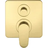 Hansgrohe Fertigset Axor Citterio M UP-Wannen-Einhebelmischer, brushed brass
