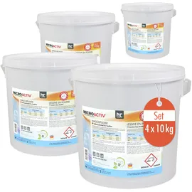 microactiv® 20x 10 kg Waschpulver Vollwaschmittel