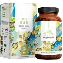 Spermidin-Komplex hochdosiert mit Bifidobakterien, Vitamin B6 und L-Arginin - JUNGZAUBER - 120 vegane Kapseln - NATURTREU® 120 St