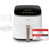 COSORI Heißluftfritteuse XXL Turbo Blaze, 6L Airfryer, 30°-230°, Kompakt,